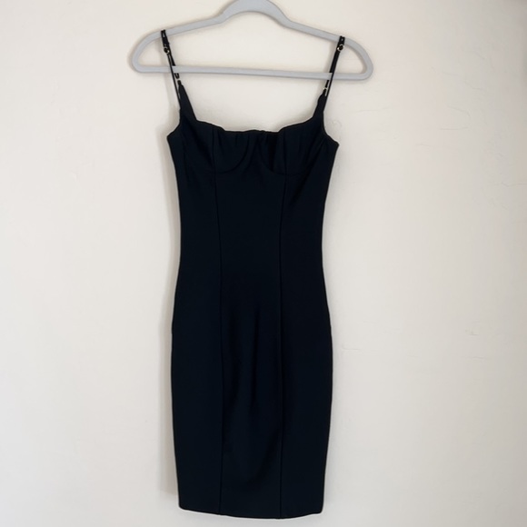 Misha Dresses & Skirts - Misha Collection Bodycon Black Midi Dress